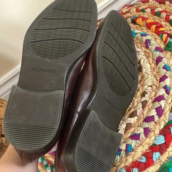 Magnanni  linea merino brown burgundy shoes - Picture 7 of 7
